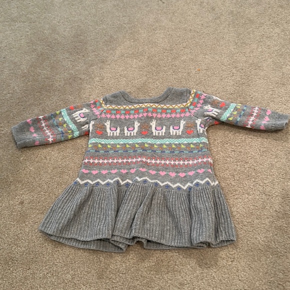 GAP Other - Baby gap llama sweater dress